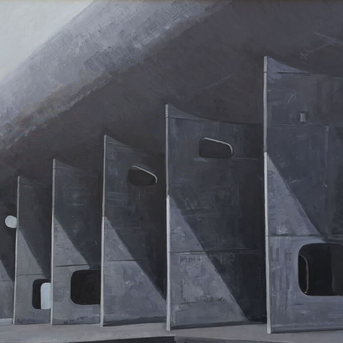 Bez naziva 1, Akril na platnu, 2019. Luka Drljan