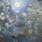 [9] It Started With a Kiss, 2023, akrilik na platnu, 73.5 x 100.5 cm