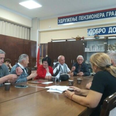Dogovor rukovodstva udruženja penzionera Jablaničkog okruga