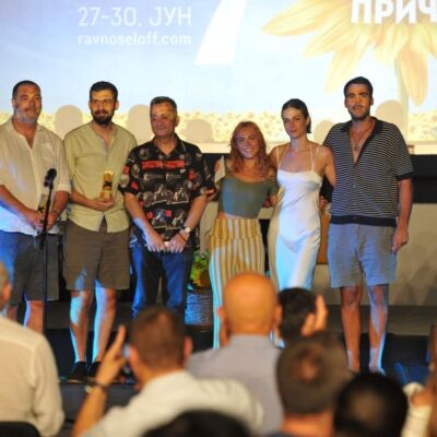 Dobitnici nagrada 7. Ravno Selo Film Festivala i žiri takmičarskog igranog filma, foto Vidoje Manojlović